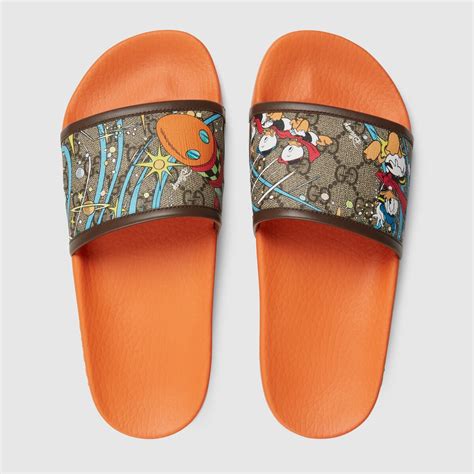 gucci donald duck slides womens|disney Gucci shoes 2017.